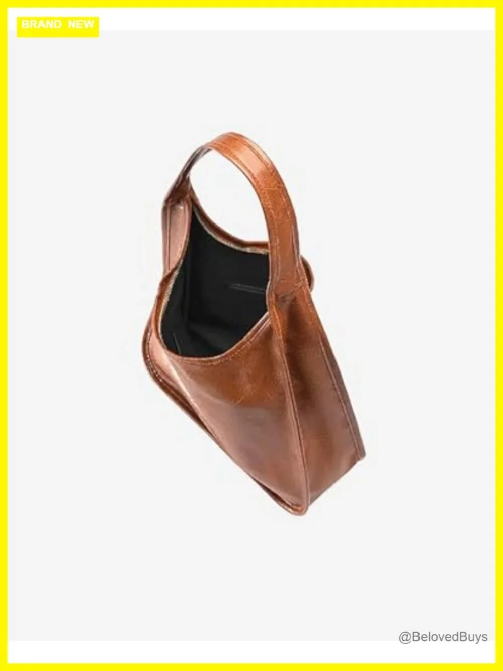 PU Leather Hobo Shoulder Bag, Spacious Tote with Detachable Pouch